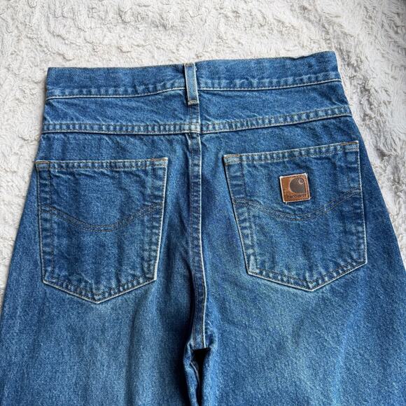 Carhartt vintage relaxed straight leg jeans unisex worn-in faded Y2K B17DST - Picture 10 of 15